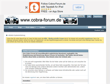 Tablet Screenshot of cobra-forum.de